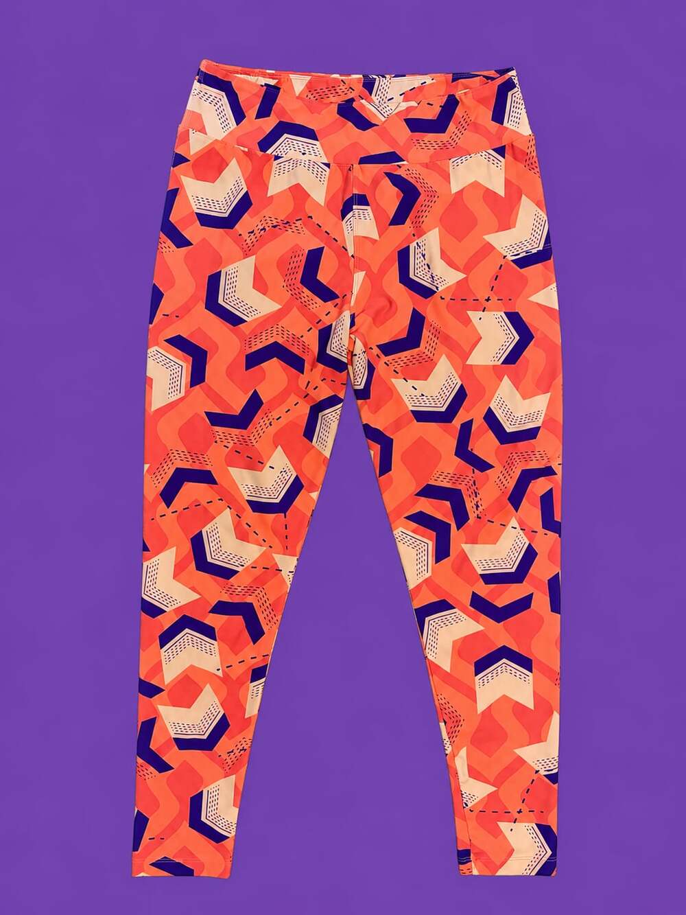 LuLaRoe Tall & Curvy Geometric Print Leggings